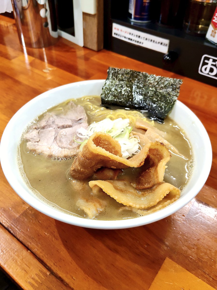 S13_SpeedStars's tweet photo. 一条流がんこラーメン金町
愛知矢作川シジミ不純100

連食🍜🍜もぉ一杯🤫

ラーメン店激戦区
金町コマネチ🩱🧑🏻‍🩰

念願の悪魔肉に🍖
シジミ魚介香る
カエシなしスープ🦪🐟️
濃厚しょっぱうま〜😋

神保町覆麺智さん
メンバーカード💳️で
TP🈂️が受けられるとは😳
知らなかったよ💦

金町また行こう🔁 https://t.co/5mFnT86uGd