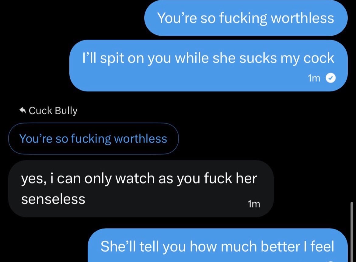 CuckBully26's tweet photo. (Repost) Another lovely new toy. 18 yo Marie, both her and her loser cuck bf want me to travel to London and use her like the toy she is. It’s all they’re both good for. Want the same for you and your girl, I know you do you pathetic loser. Dm me or follow and I’ll dm you https://t.co/EOVH4plUMv