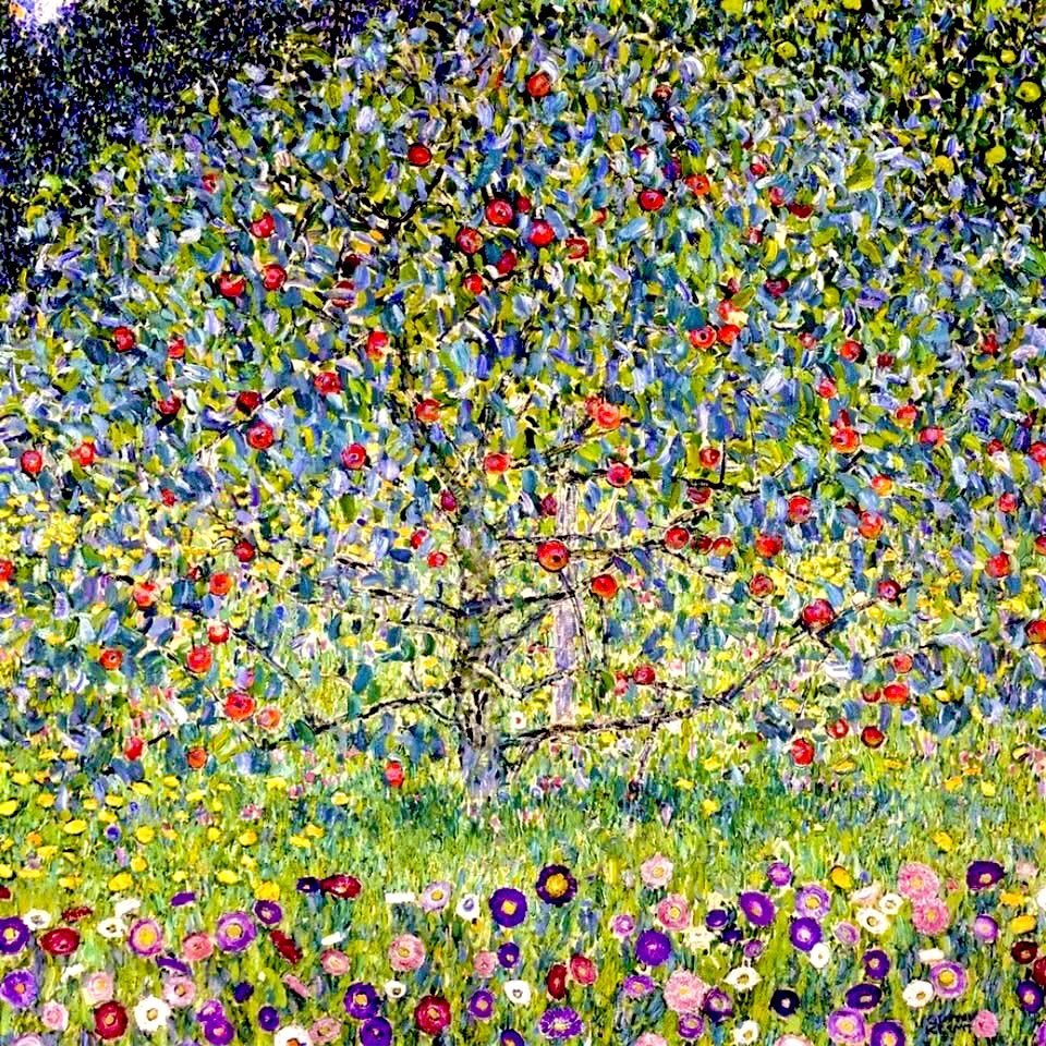 impression_ists's tweet photo. Apple Tree by Gustav Klimt https://t.co/yvDAIF8sSp