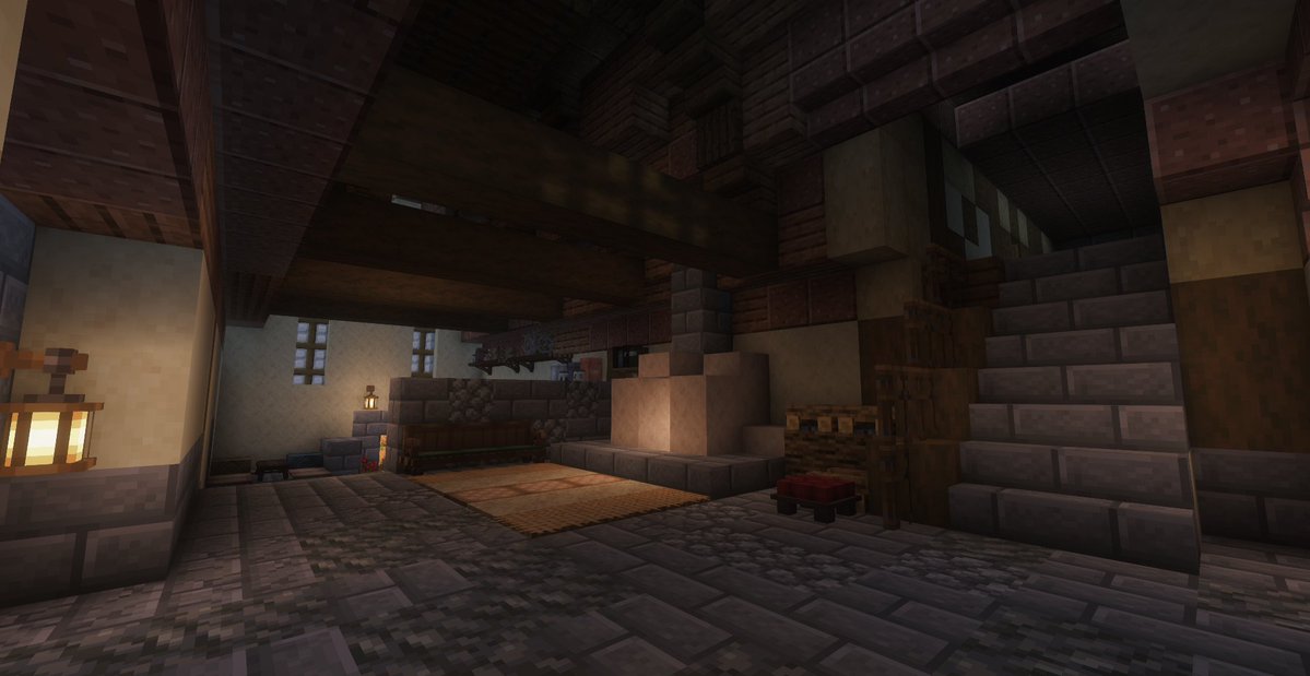 lish_lishii's tweet photo. Qifrey's Atelier in minecraft :D  

the layout is very closely based on the anime with some creative liberty to getting to places like the girls rooms

#witchhatatelier #Δ帽子 https://t.co/L77zBEjK2k