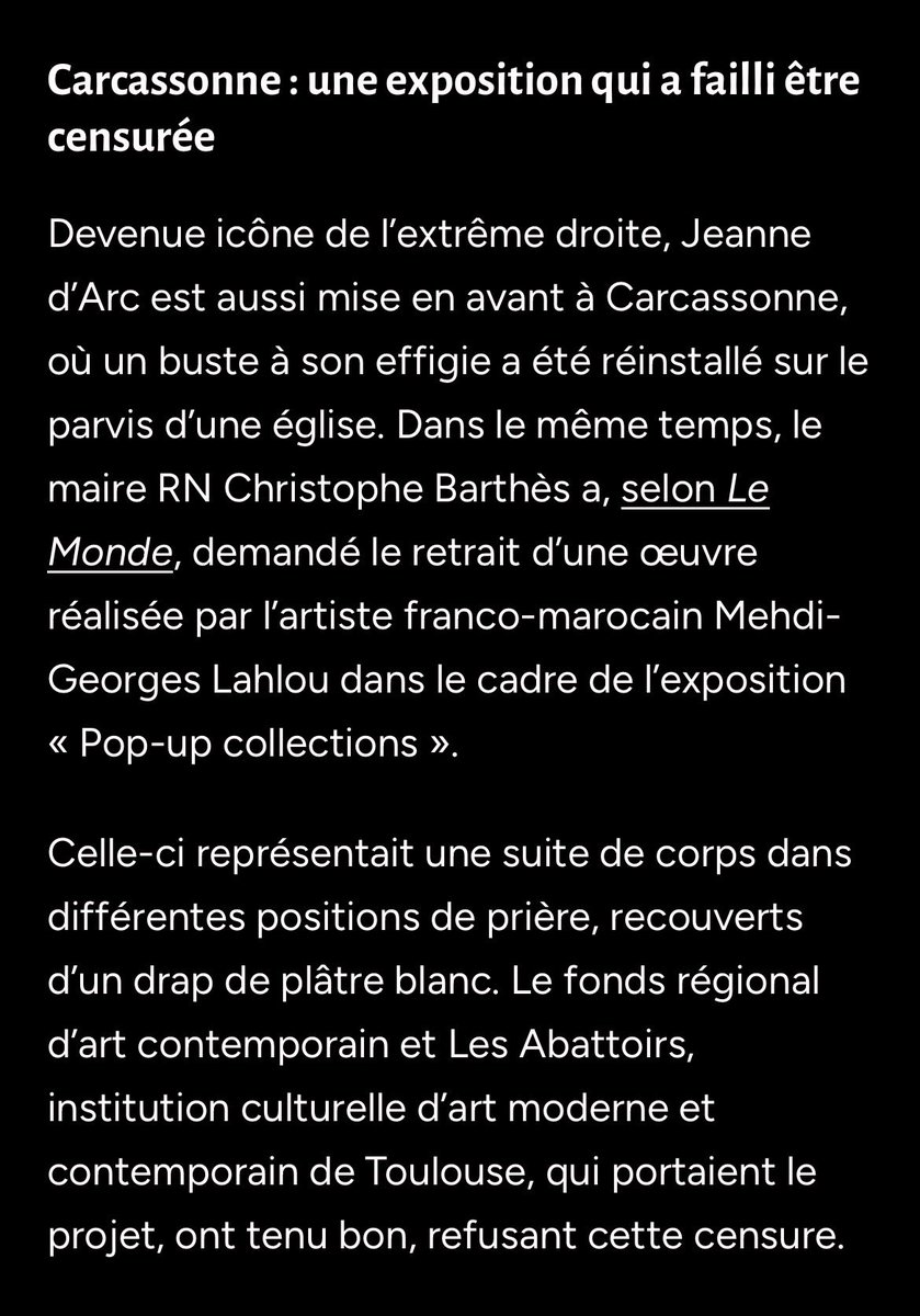 BANKOKKILI's tweet photo. @Housenext @BallyBagayoko J'imagine donc que par soucis de cohérence, vous ne soutenez pas non plus toutes les mairies RN qui depuis le mois de mars annulent des événements culturels pour des raisons plus que douteuses ? Et ce ne sont que des courts extraits d'une longue liste. Dictateurs eux aussi ? https://t.co/tSh4bROJG2