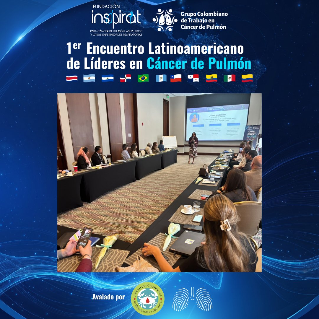 InspiratCol's tweet photo. El diálogo público es importante y necesitamos trabajar de la mano con los tomadores de decisión: Fanny Romero Moreno, líder mexicana que participa en el 1 Encuentro Latinoamericano de Líderes en #CáncerDePulmón https://t.co/21Sr8bOVzy