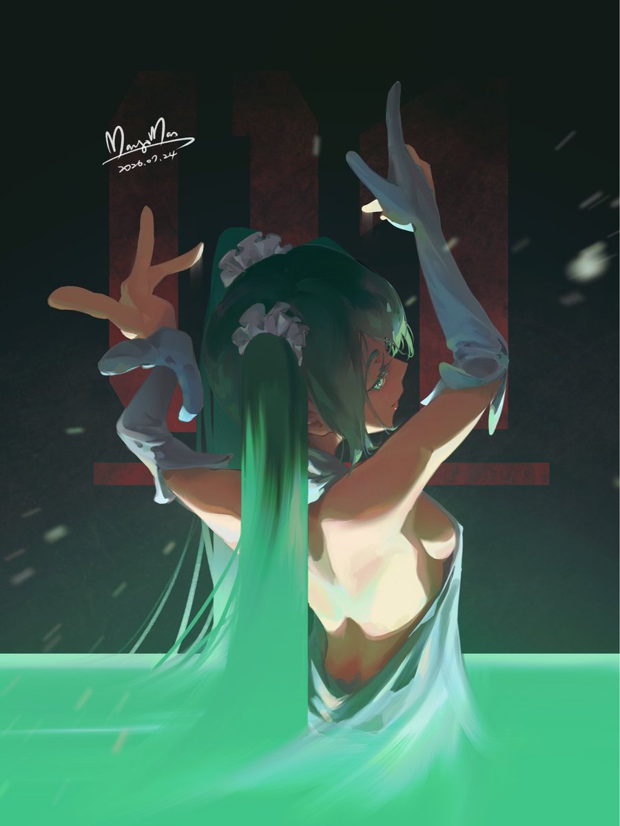 LPG1554's tweet photo. 初音ミク
#初音ミク #繪畫 #插畫 #台灣插畫 #draw https://t.co/gsTqyohuCn