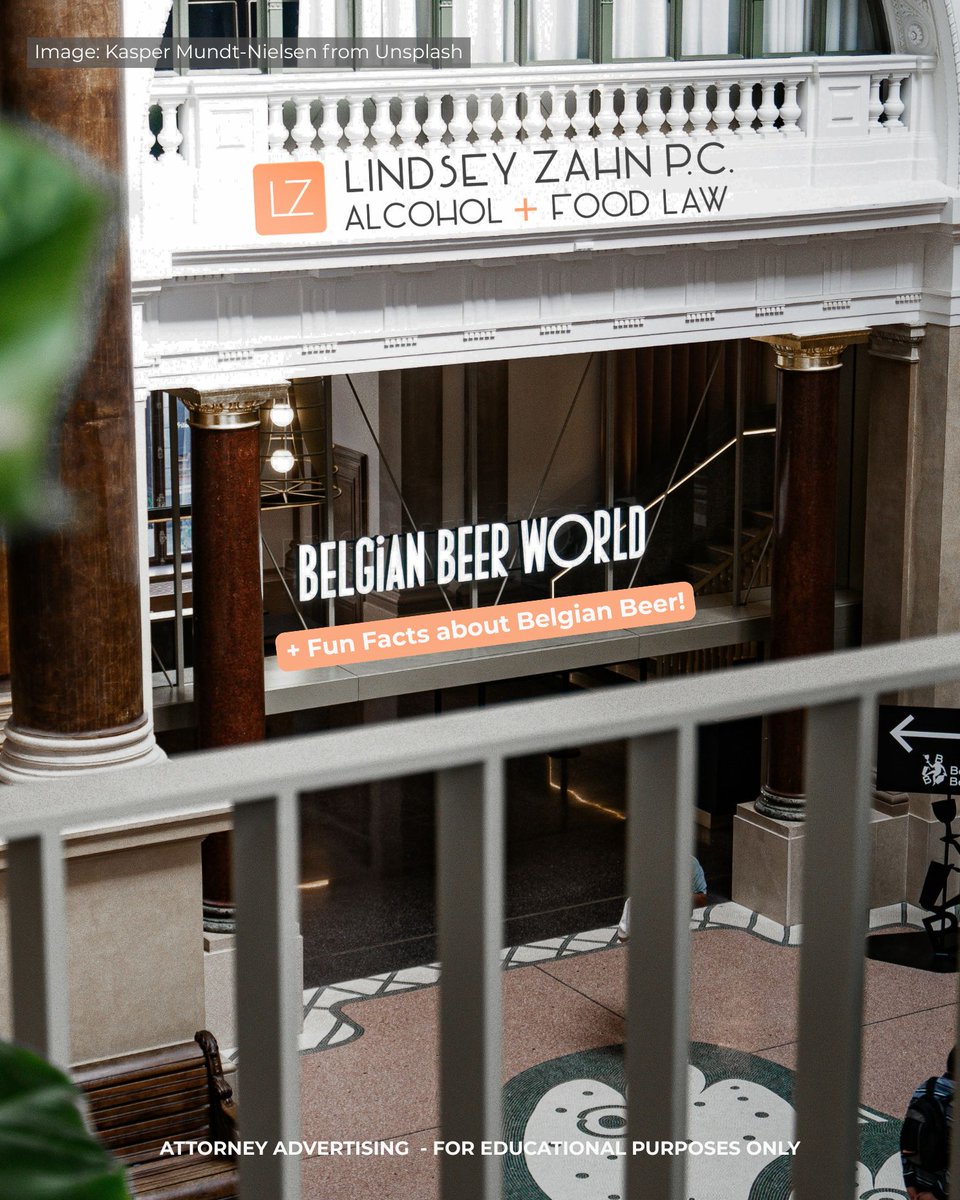 LindseyAZahn's tweet photo. Our newest series is sharing the firm’s experiences in going to different museums related to alcohol globally. We’re starting this short series with the Belgian Beer World Experience, and some fun facts about Belgian beer! 🍺🇧🇪

Check out the thread below! 🧵

#beer #brewery https://t.co/UVdhL0wKxP