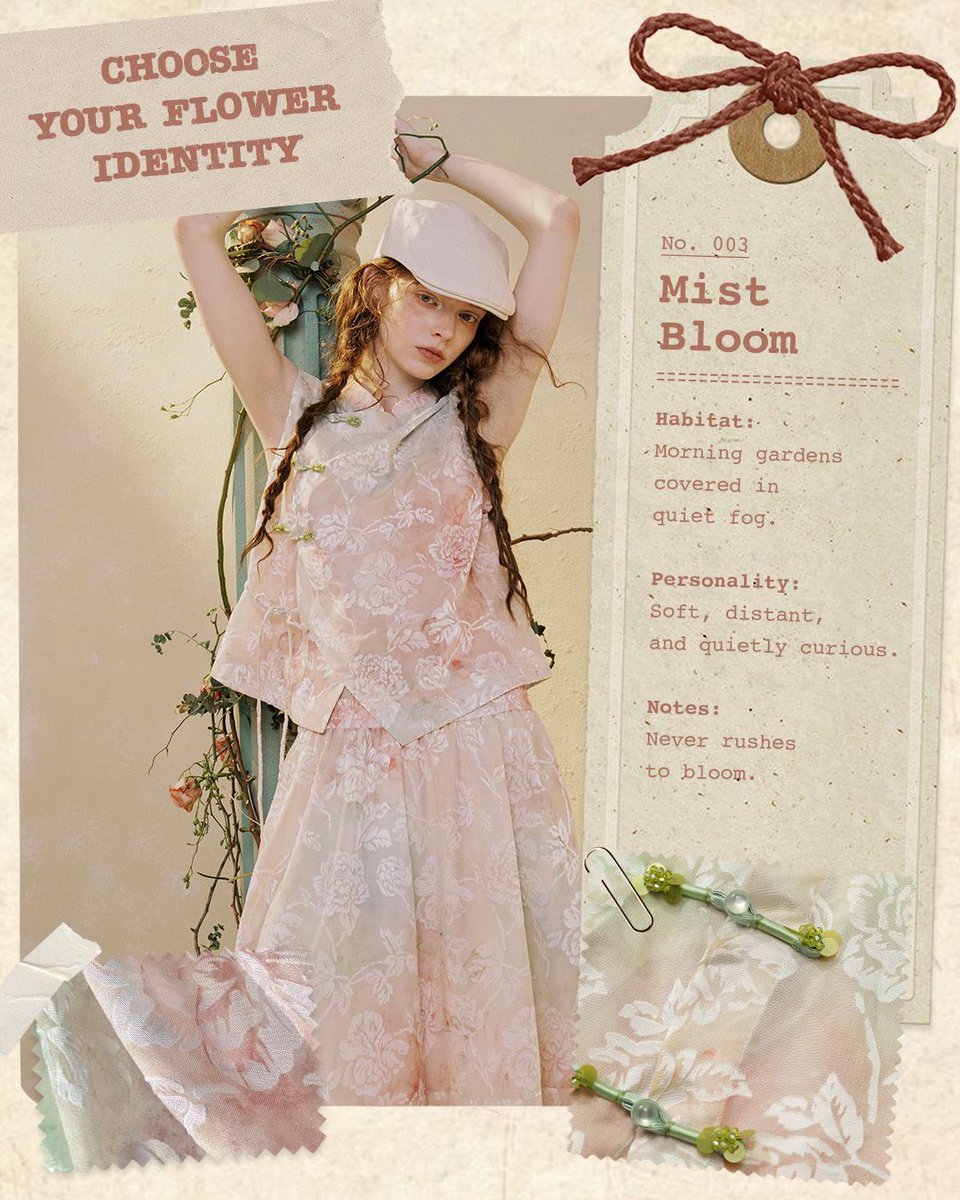 elfsackofficial's tweet photo. Forget standard botany. We’re doing an art girl beach look 2026 taxonomy. Oriental print outfit for those who were never meant to be classified. https://t.co/pnjrahZTnV