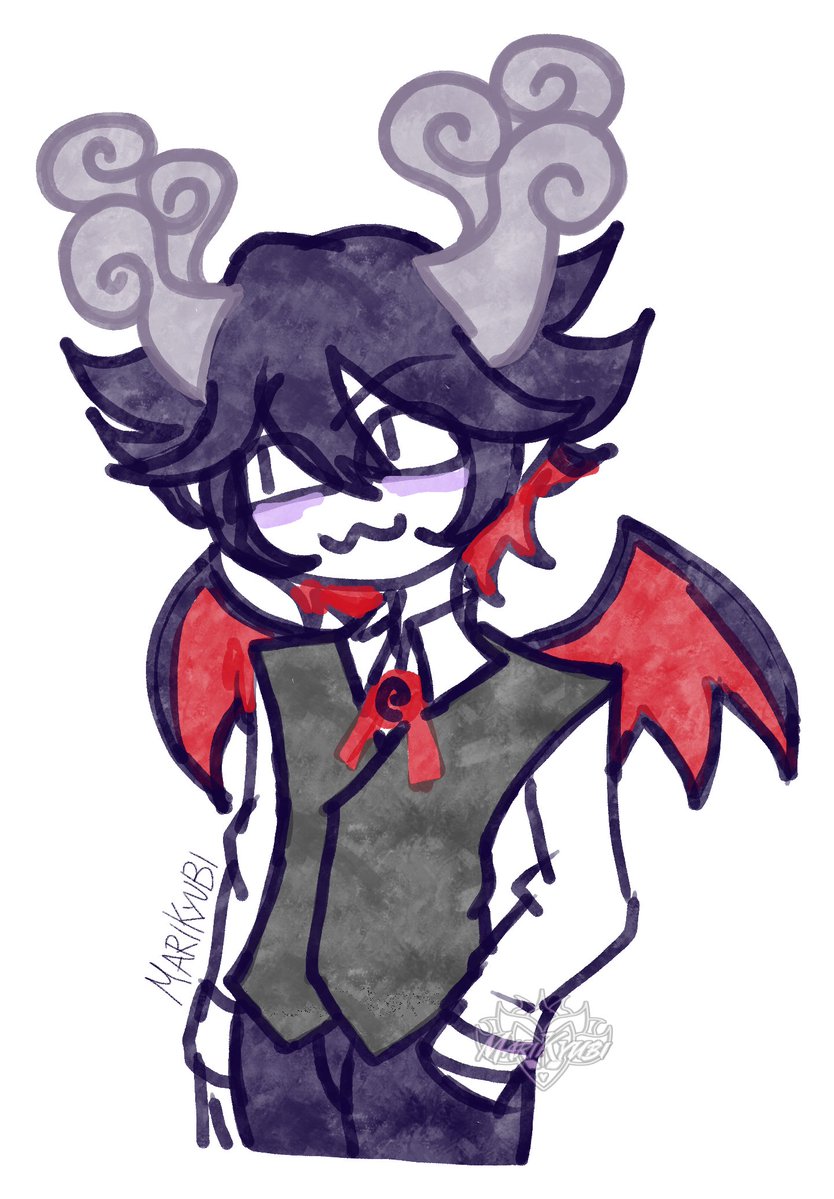 ChrisMarBlack96's tweet photo. 23/07/2026
Este dibujo lo inicie en marzo y apenas ayer lo retome y termine.
Es un dibujo de mi amado Satanick💜🫪
Espero les guste✨
#MariKyubiArt #Satanick #Funamuseum #Funamusea #DeepSeaPrisoner #Okegom https://t.co/QdxdHRuhQN