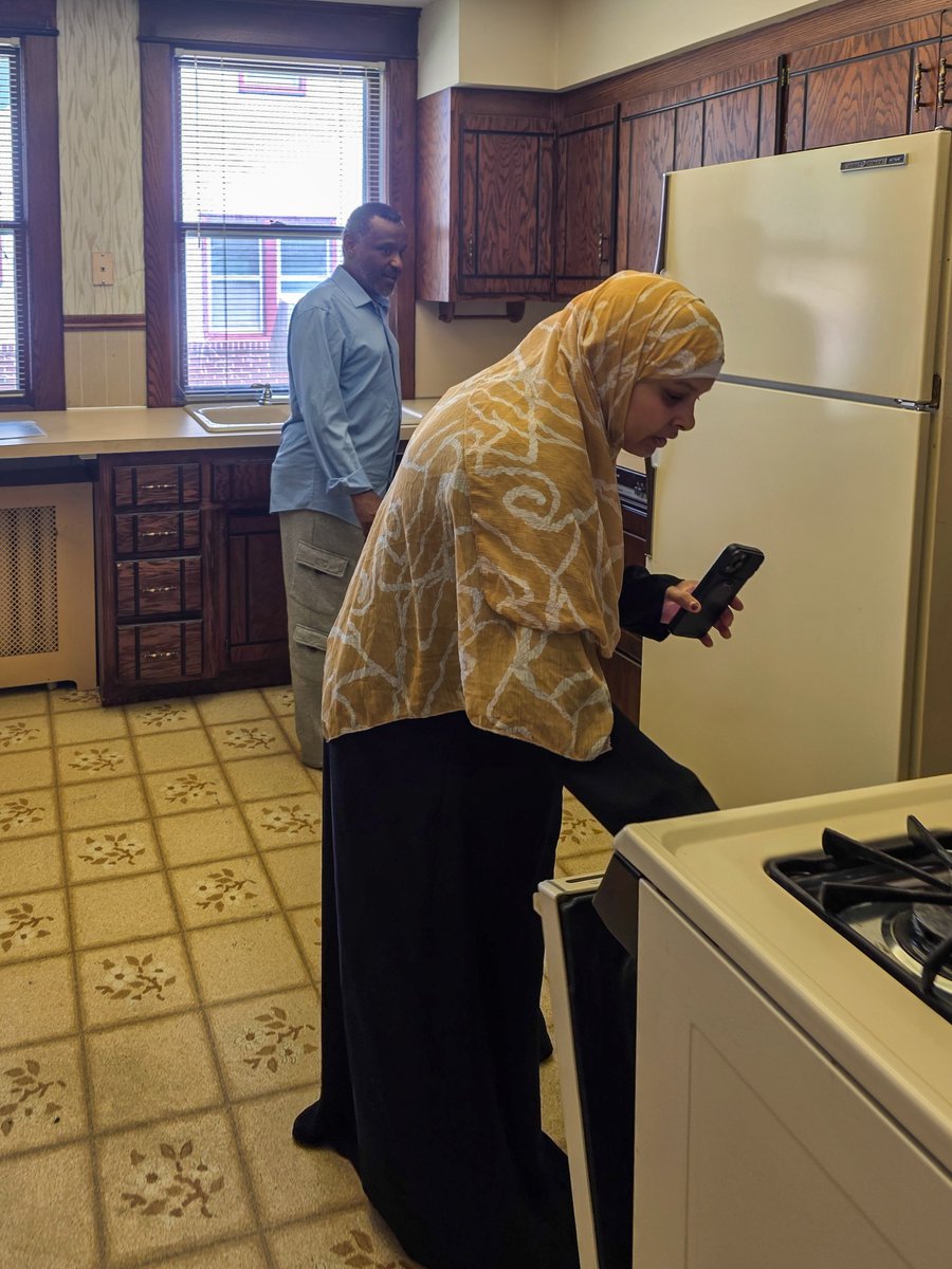 MPLSPubHousing's tweet photo. 🌟 MPHA residents Saeed and Hebah are touring homes and hope to become first-time homebuyers in the near future! Saeed and Hebah are participating in MPHA’s Pathways to Success program, providing MPHA families the knowledge and financial tools to make homeownership a reality. https://t.co/KZXDlfY1hA