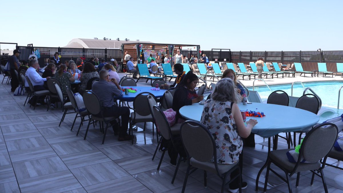 GICasino's tweet photo. This week, we celebrated our amazing team with an Employee Appreciation Pool Party. Thank you to our incredible team for your hard work and dedication. #EmployeeAppreciationDay #PoolParty #WorkElite #GrandIslandCasinoResort #EliteCasinoResorts https://t.co/k37tQWtngg