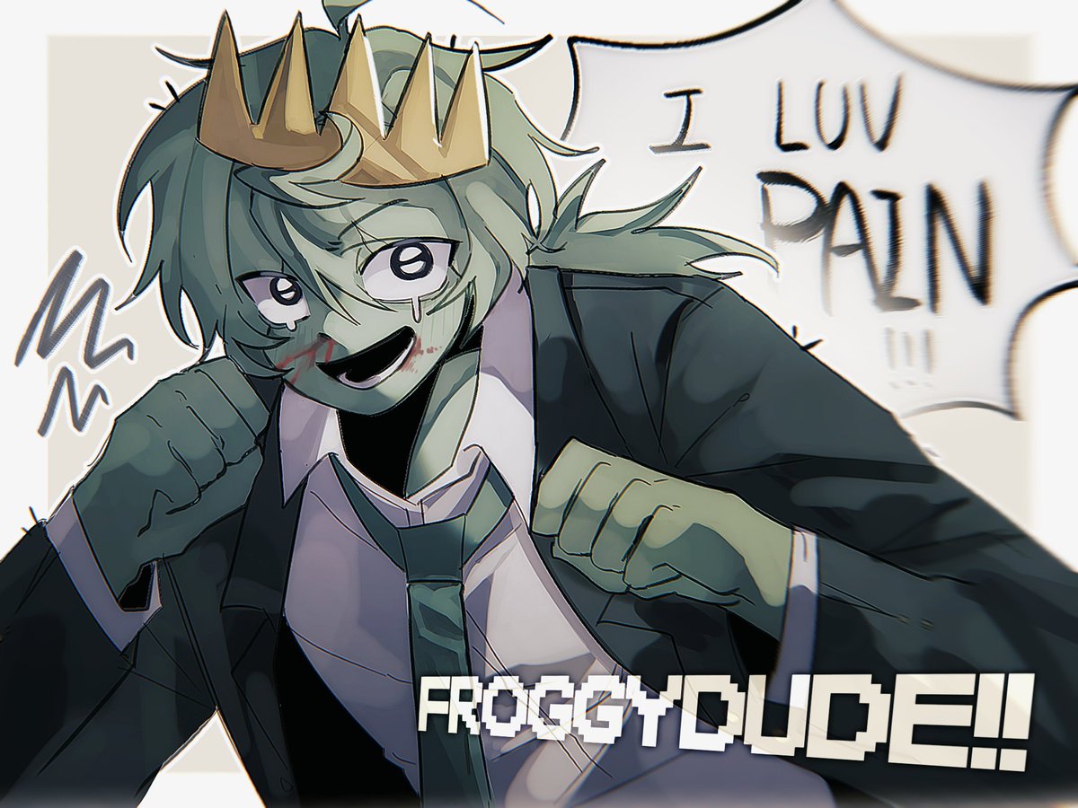 ABOVE_iii's tweet photo. #froggydude https://t.co/gHK2iolg29