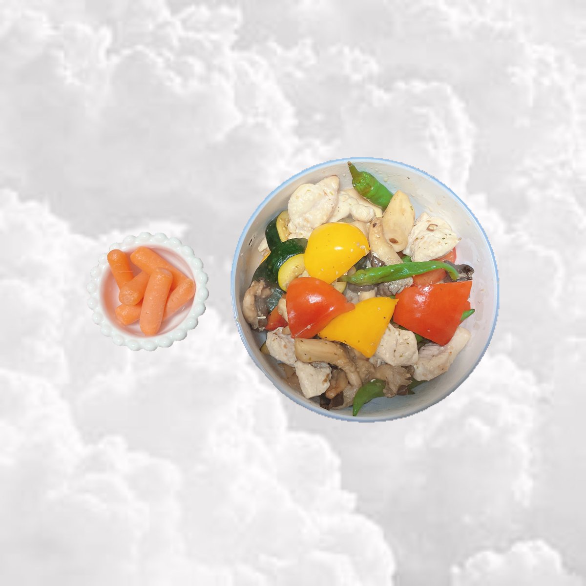 musegeranium's tweet photo. 夜ご飯.ᐟ.ᐟ
冷蔵庫にあったものをｶﾞｰﾘｯｸｿﾙﾄで炒めただけだけど、美味しかったჱ̒՞ᴗ ̫ ᴗ՞꒱
嬉しいことに食事記録見たいと言っていただけたから再開してみてるけど、適当料理すぎて申し訳ないですᐡ𖦹 ·̫ 𖦹ᐡ https://t.co/eXnhOtLBqv