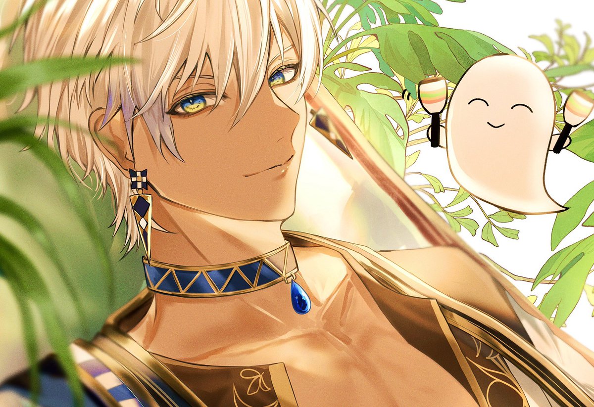 90_cis's tweet photo. お誕生日おめでとうございます🎂

マラカスおばけと共に🪇
 #イブラヒム誕生日おめ2026 #絵ブラヒム https://t.co/MP8AFmC3PQ