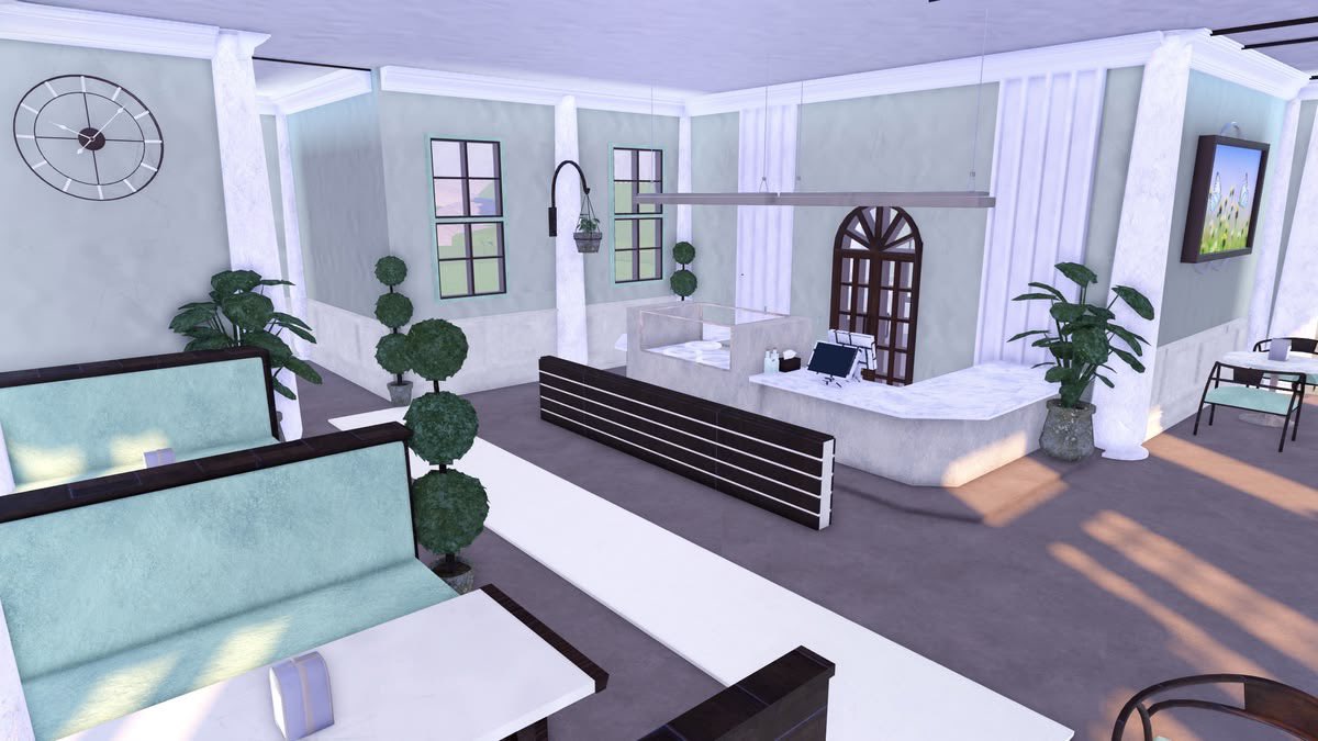 FULMOONSS's tweet photo. My Alora grove restaurant is now available to buy on rt3!! 🥹 head over to construction craig to own this beauty 

#restauranttycoon3 #roblox https://t.co/I93TMDtFjr