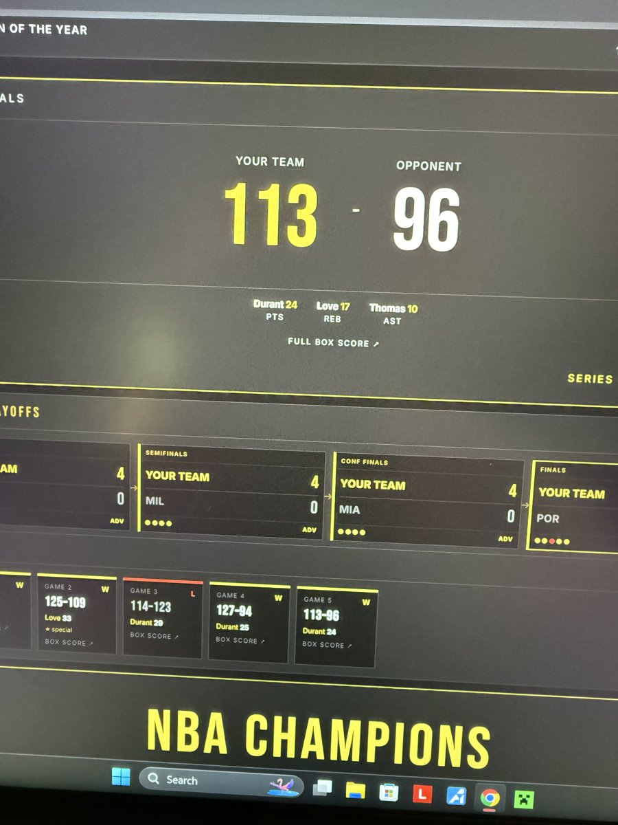 TubbyDemigod's tweet photo. Lost game 3 of the finals 😑 https://t.co/tBNyRB4q5Q