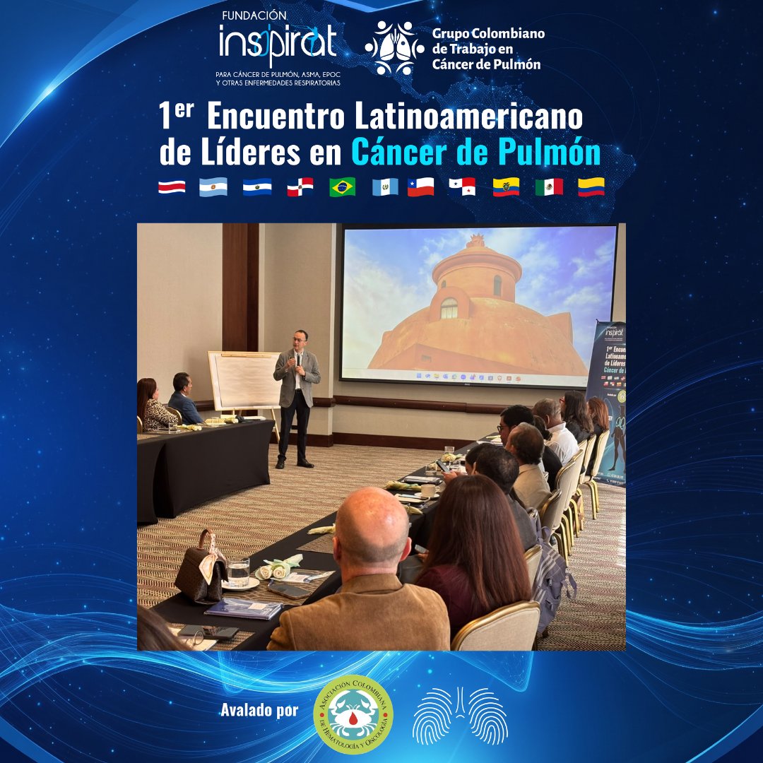InspiratCol's tweet photo. El cáncer de pulmón va en aumento en Colombia: en 2024 se registraron 6.700 casos y la supervivencia a cinco años fue del 15,85 %: Luis Alberto Soler, subdirector de Gestión del Riesgo de @CuentaAltoCosto
Encuentro Latinoamericano de Líderes en #CáncerDePulmón https://t.co/v5d7NfvQbS