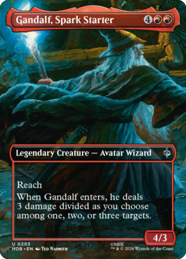 An uncommon Gandalf that comes in with a bit of damage for six