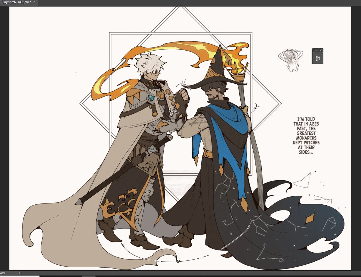 eepyRamen's tweet photo. something something monarch and the witch by their side https://t.co/lnRauXZ2eL