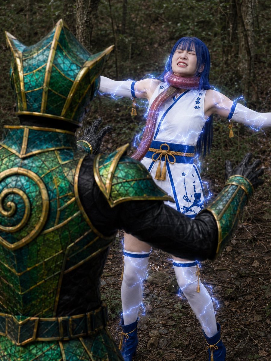 heropin_ya66's tweet photo. シャドウレオン「俺様の舌に巻き付かれたら最後、対魔神姫の苦痛に歪んだ顔��見せて貰うぜ」

プリスミスト「きゃぁあぁぁぁあ！！」 https://t.co/TODaHsXwVx