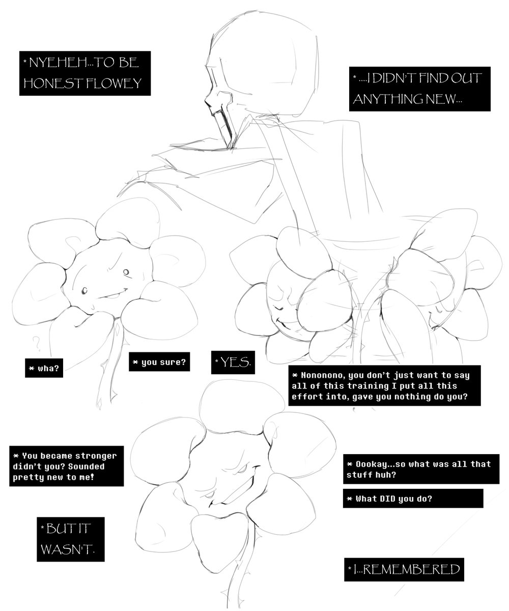 konvalia6's tweet photo. Noting new. Just forgotten.🌼
#bonegrave by @raysomii 
#papyrus #flowey https://t.co/1OHK3DFEB5