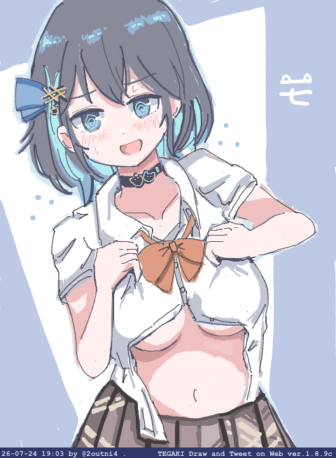 2outni4's tweet photo. みゃーまい：制服差分

#宮舞モカ https://t.co/PofISPZh7N