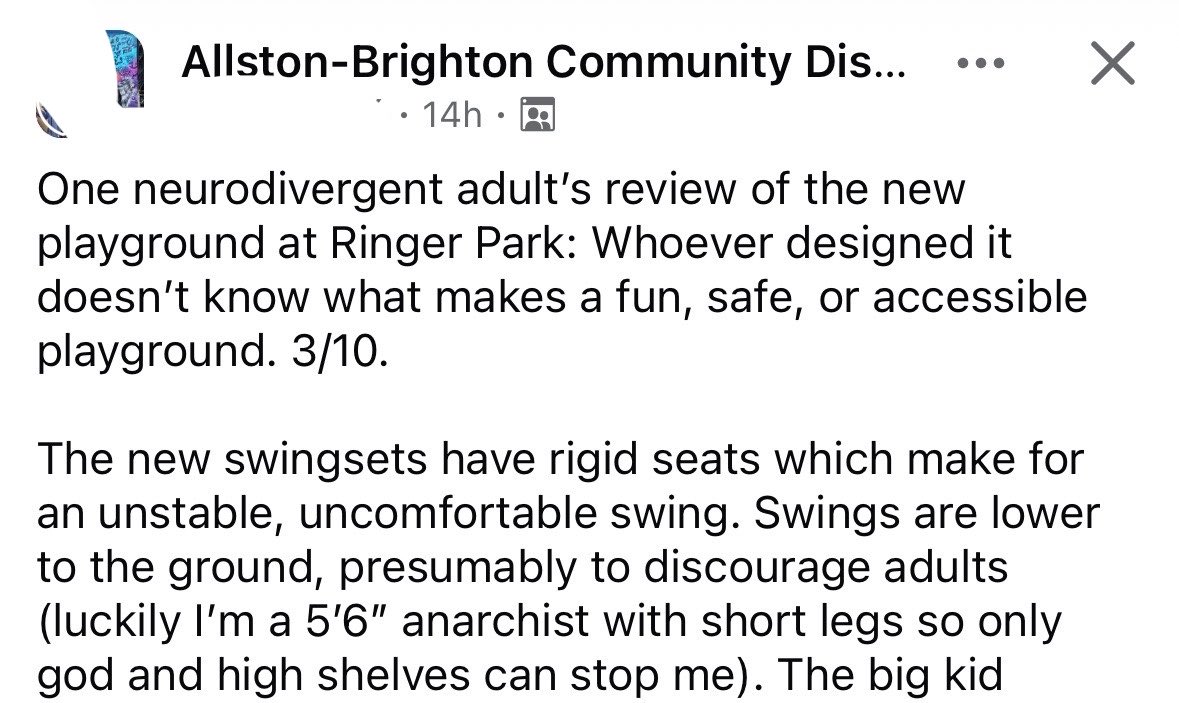 j0rts's tweet photo. yeah so, playgrounds are actually for children https://t.co/KLy3EaK3EY