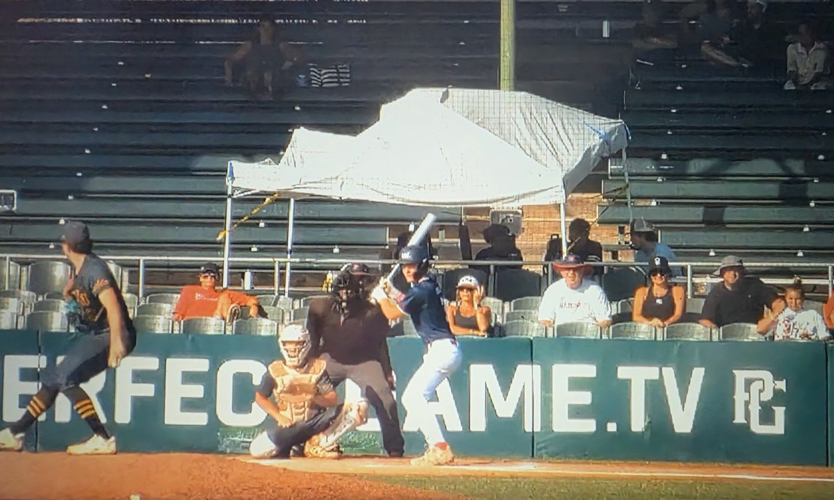 Fleck32Gavin's tweet photo. Pitching at 16U PG BCS National Championship today. 3 innings, 3 Ks, no walks no runs. Summer ERA is 1.75 in 20 innings with 67% strikes.  @5starnationalNE @_EHSBaseball https://t.co/cLZVUgQE91