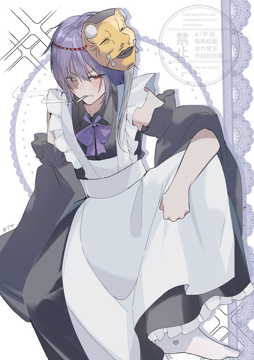 Lin0225xxxx's tweet photo. あっちゃんとメイド服🎭

#妖はじFA #よはじFA https://t.co/ZHRPrmiVxd