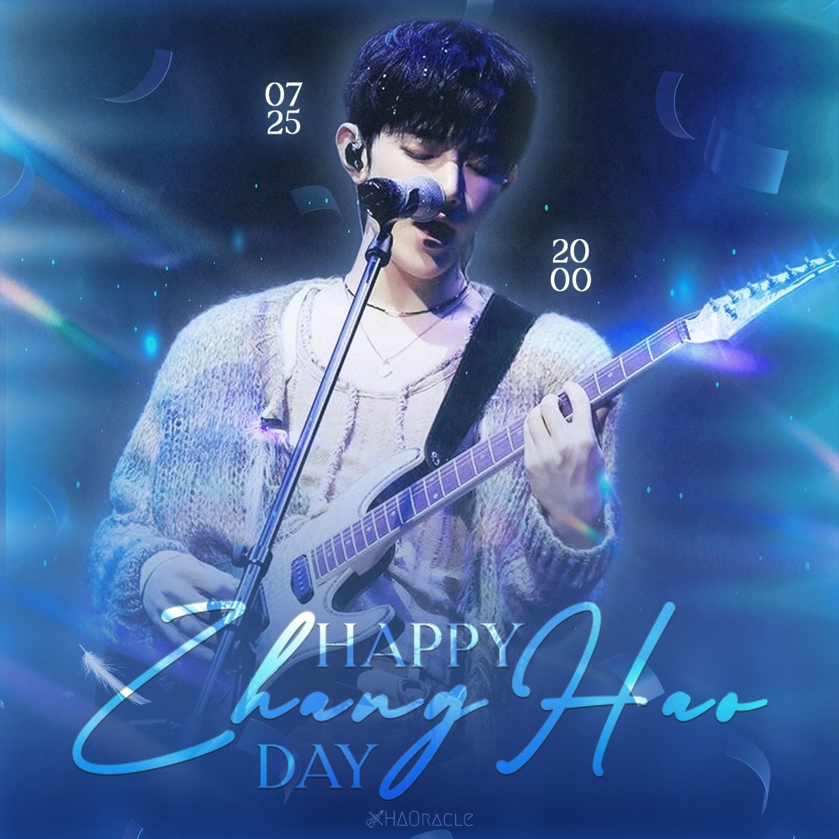 haoracle0725's tweet photo. Chúc mừng sinh nhật Chương Hạo 💙🎂 Chúc Hạo tuổi mới luôn bình an, vui vẻ và hạnh phúc với những gì bản thân đang làm và cống hiến.

SUMMER MIRACLE ZHANG HAO DAY 

#26thSymphonyForZhangHao 
#생일_축_하하하하오
#福建名物章昊0725生日快乐 https://t.co/Klbr7DwAk3