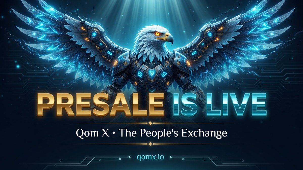 QomX_io's tweet photo. The $QOMX People’s Exchange Presale (IEO) is now live.

Presale prices: 0.0013-0.0017 ($260,000-$360,000 Market Cap)

Listing price on Alpha Dex: 0.002

Duration: 5 days

How to participate:

1. Deposit USDT from  Ethereum or Binance Smart Chain to the Qom X CEX.  

2. Submit buy order

All unsold tokens will be added to the LP farm. 

Link: https://t.co/AfyBY4IkY0