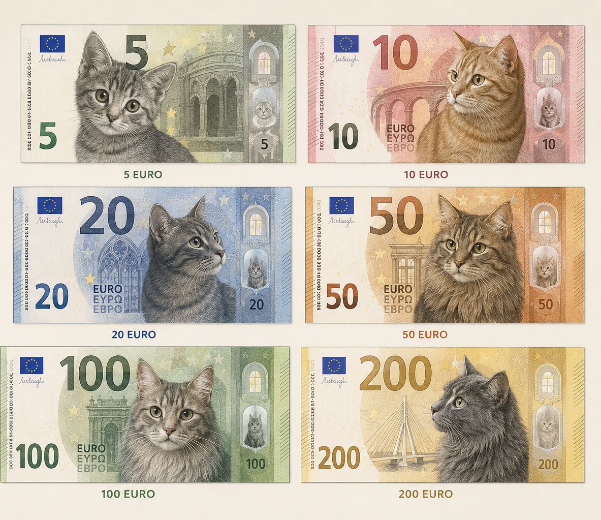 dandispagna's tweet photo. What everyone would choose. #euro @ecb @EU_Commission #eubanknotes #europroposal #banconote https://t.co/WIXq5ei6Jl