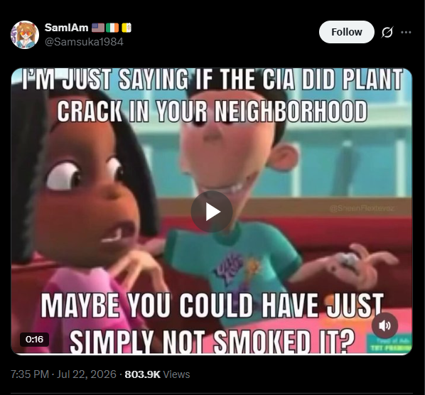 Afroletariat's tweet photo. White people post this and then cry at their cousin's funeral when they overdose on fent https://t.co/mfcJjPyn5T