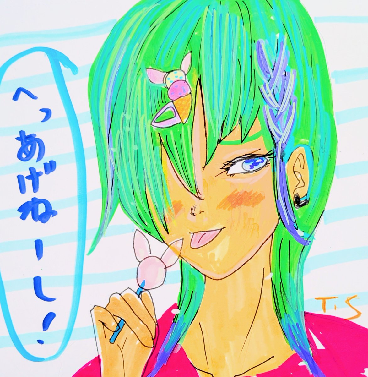 yanagisamoed's tweet photo. 仲良くしてくれる方フォローお願いしま���( * . .)"
ちきんなもので…

 #絵描きさんフォロバ１００ 
 #絵描きさんと繋がりたい
 #ゲーム好きさんと繋がりたい https://t.co/ynPZHjJsw9