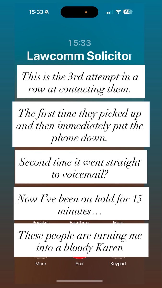 madsaisha's tweet photo. 1/2

No complaints about the actual legal work from our solicitor — that part has been absolutely fine. The communication, though? 10/10 if the goal is to make your clients repeatedly chase for updates and guess whether their completion date of 30 July is actually happening. https://t.co/Crt0QOjkMN