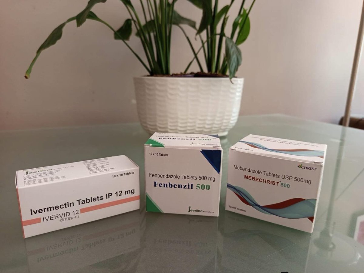 joetippensX's tweet photo. The great ivermectin, fenbendazole and mebendazole 🌟💊👏 https://t.co/VaJYljhnSo