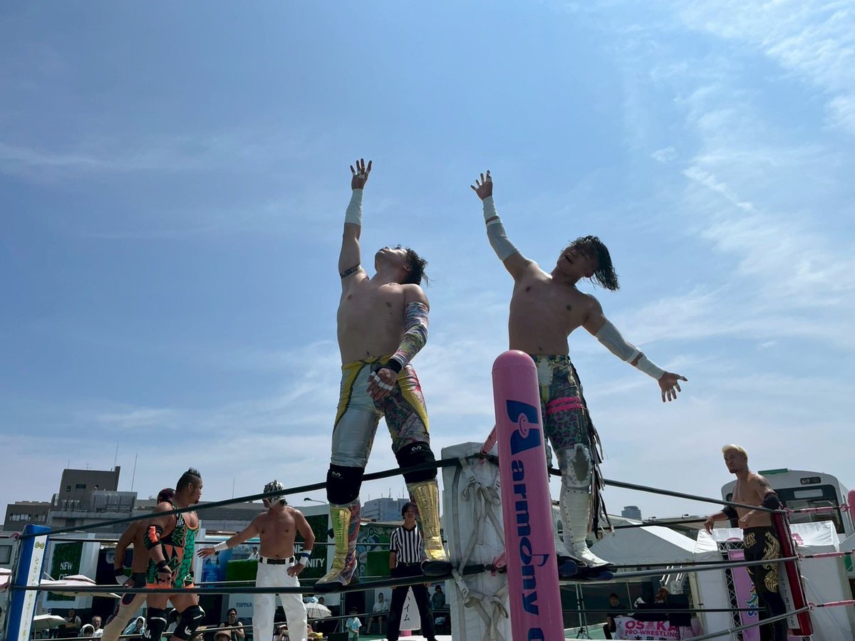 KOUHEI00715's tweet photo. 日付変わって本日!久しぶりのTDTD✨
我々のグッドタッグワークに乞うご期待🫶
#大阪プロレス
#TDTD https://t.co/QPM4vgJpYR