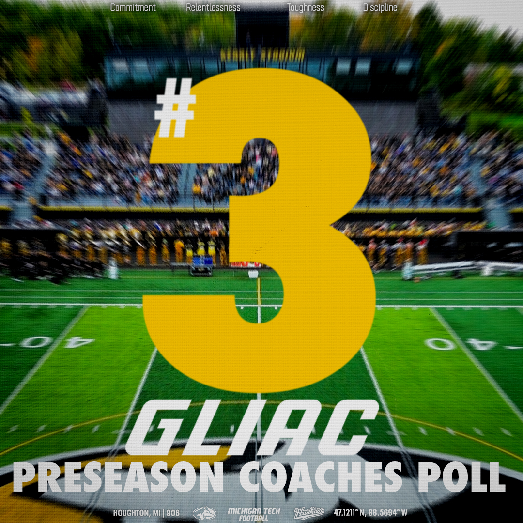 MTUFB's tweet photo. Huskies tabbed to finish third in GLIAC Preseason Coaches Poll

📝:  https://t.co/bJnFbx7i3K

#CRTD | #FollowTheHuskies https://t.co/cqVthE8MGW