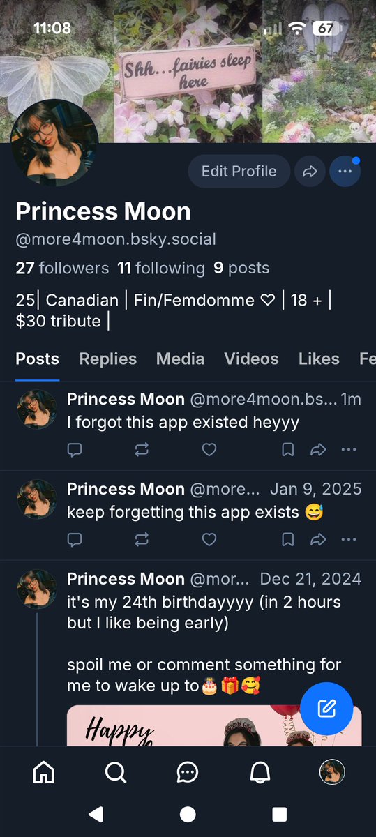 PayMotherMoon's tweet photo. forgot to post the photo lmao 

but come follow me here since yanno twitter sucks 🫩 https://t.co/aZaIO9ritv