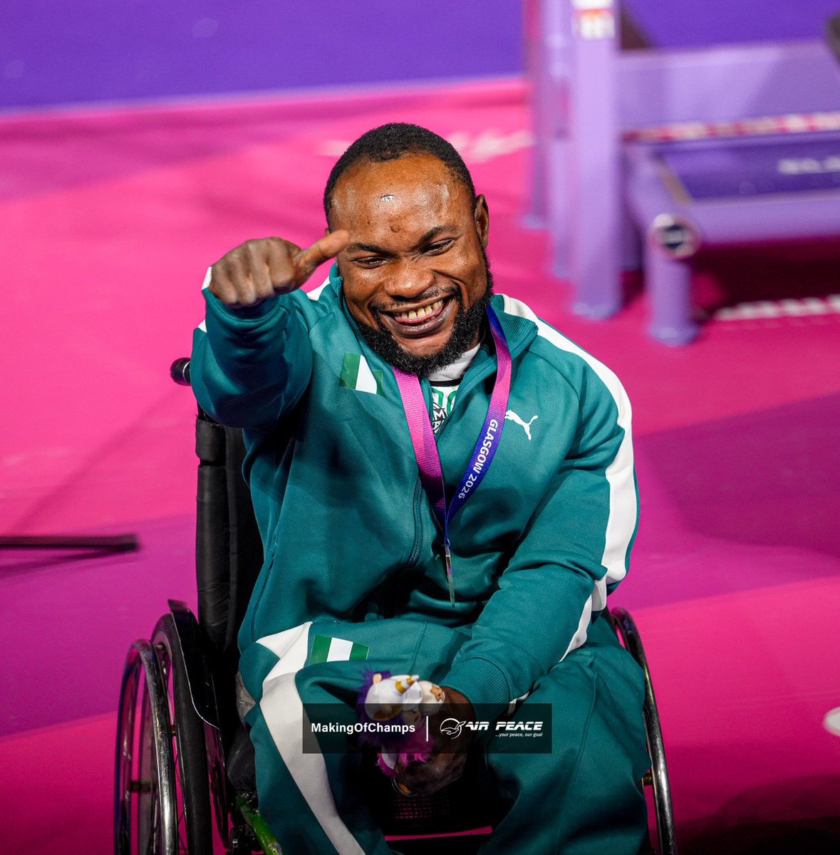 PoojaMedia's tweet photo. At 50, Roland Ezuruike continues to win medals for Nigeria. 💪Please make use of any of these hashtags 

#TeamNigeriaxNSC https://t.co/kCmMxbK3ay