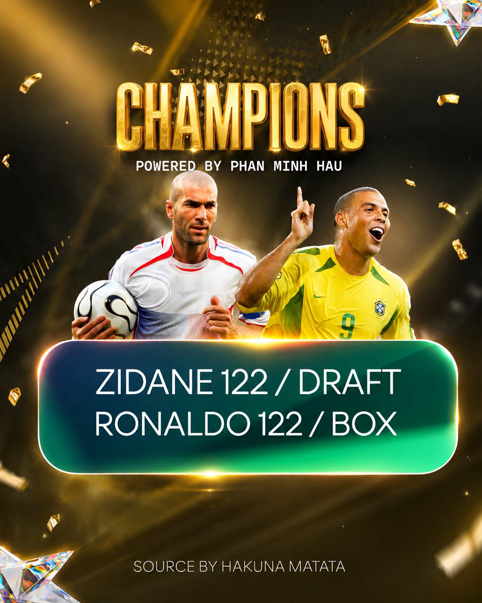 PhanMinhHauFFM's tweet photo. UNOFFICIAL LEAK 

R9 122 in a Box. Zidane 122 in Draft. 🤯

If this is true… what a disappointment.

We’ve waited so long for R9, only for EA to lock him behind another pay-to-win Box. 

Deserved better 💔
#FCMOBILE https://t.co/rWLG005jTh