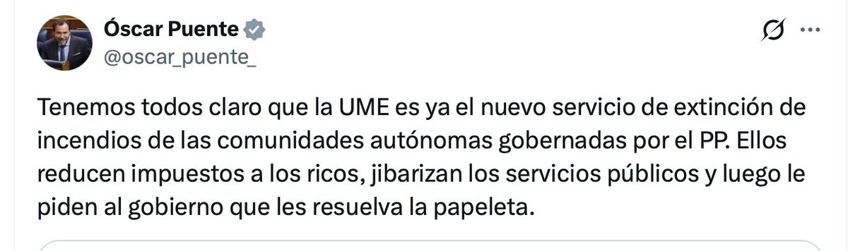 hermanntertsch's tweet photo. Da toda la impresión de que el doberman del gobierno esperaba el incendio en Madrid con ganas.
No le extrañe a nadie nada que muchos españoles piensen que la banda del crimen organizado socialista es capaz de todo, absolutamente todo, para distraer de las revelaciones de su serie interminable de robos y crímenes contra España.