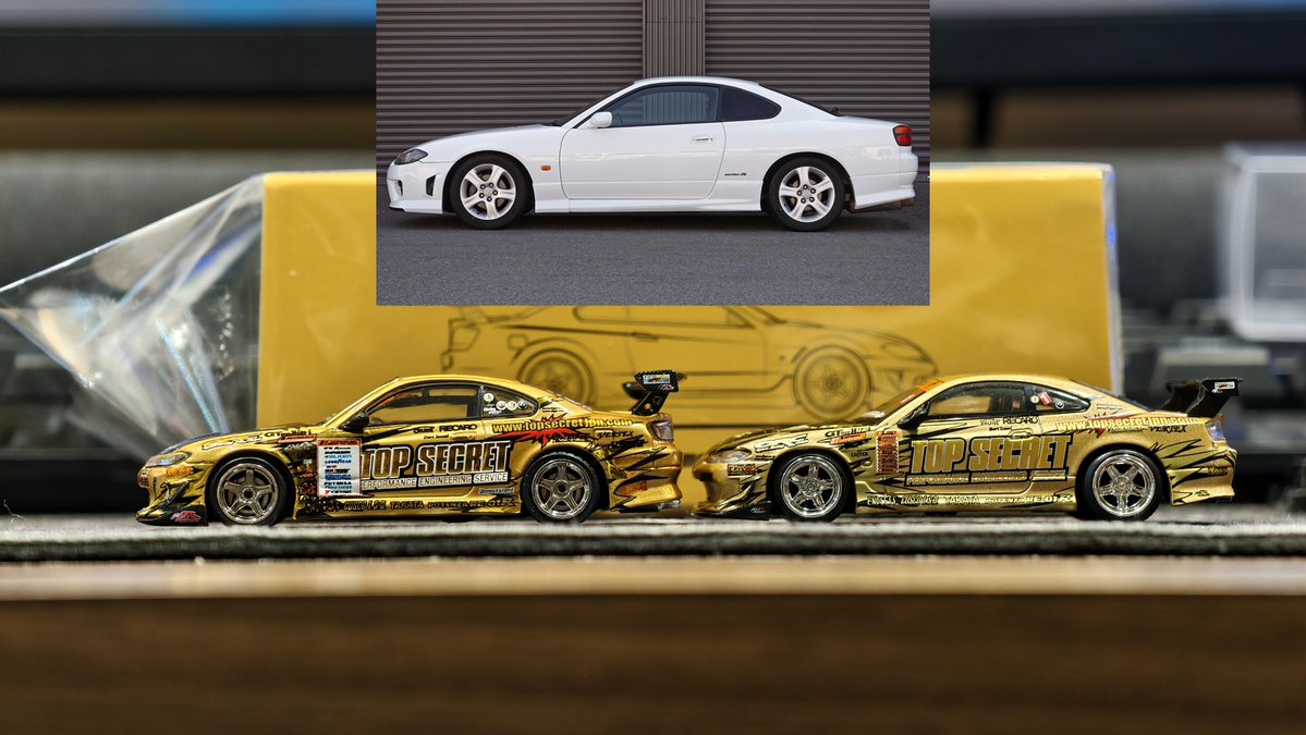 Giga_Penguin's tweet photo. Inno vs Mini GT Too Secret S15 🤗
Mini GT ones seems to have a lower roof than Inno and actual car photos 🤔
#164scale #164diecast #inno #minigt #s15 https://t.co/bHrimj0cdf