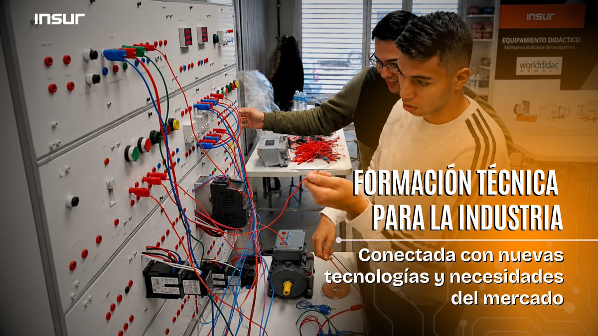 Tableros_INSUR's tweet photo. Contar con equipamiento didáctico adecuado es clave para una formación alineada con el futuro. Los equipos de INSUR facilitan la interacción con tecnologías innovadoras y acompañan el desarrollo de habilidades técnicas aplicables a la industria.
🌐https://t.co/WDhZ2FN1wm https://t.co/y07Ow5yaeJ