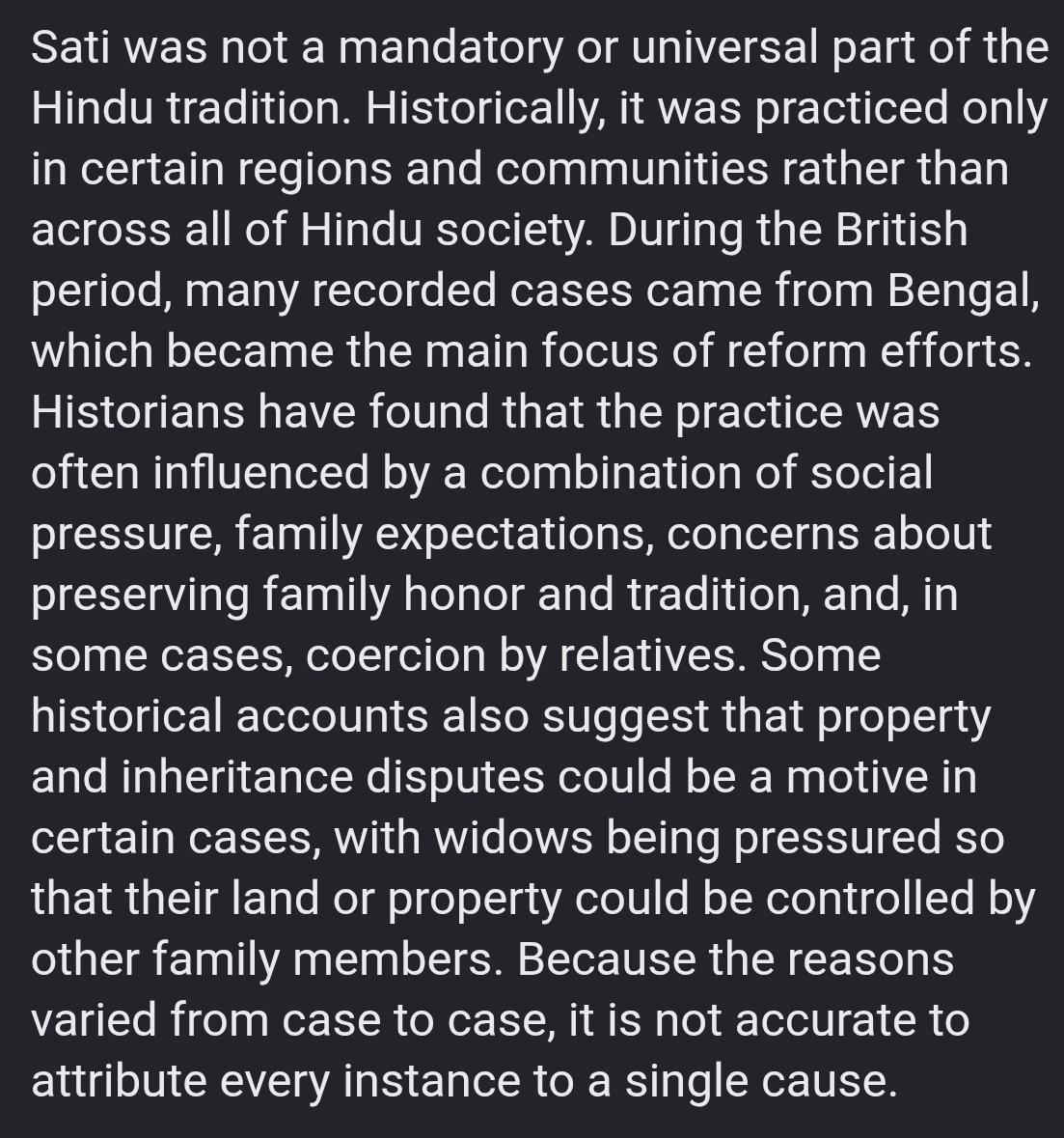 Tulsipuramkr1k's tweet photo. Here is my take on the "SATI PRATHA" , which people of other religions traditionally refer to as a Hindu tradition https://t.co/SfA00JunKi