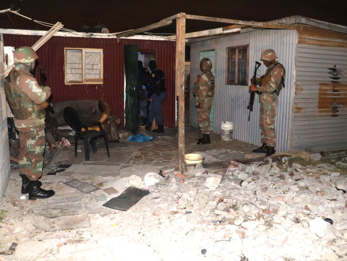 Abramjee's tweet photo. Operation PROSPER: 717 Arrested in Nationwide Crime Crackdown:

A joint SAPS and SANDF Operation PROSPER conducted between 1 and 22 July 2026 led to the arrest of 717 suspects across multiple provinces in a major crackdown on illegal mining, organised crime, gang violence and drug trafficking.

Key results include:

717 suspects arrested, including:

265 for immigration offences,

213 for drug-related crimes,

15 for illegal possession of firearms and ammunition,

26 for possession of dangerous weapons
1 for murder,

181 for other serious offences, including robbery, assault and vehicle theft,

24 illegal firearms and 1,928 rounds of ammunition seized.

Police also confiscated 14 commercial explosives, a landmine, precious metals, gold-bearing material, two stolen vehicles, and drugs including heroin, mandrax, CAT and dagga.

Illegal mining equipment seized included 59 generators, 28 jackhammers, 26 crushers, 14 stampers, 11 water pumps, nine oxygen cylinders and six phendukas.

Provincial highlights:

Gauteng: More than 150 suspects arrested at Losberg Kloof Mine in Westonaria, while over 50 undocumented foreign nationals were arrested in Springs.

Free State: Twelve suspects arrested during operations in Welkom, Allanridge, Odendaalsrus and Theunissen, with gold-bearing material and dagga recovered.

Eastern Cape and Western Cape: Anti-gang operations recovered several illegal firearms and ammunition, while drug raids in Bellville and Hanover Park resulted in arrests and the seizure of cocaine, crystal meth, mandrax, ecstasy and heroin.

The statement also honoured four SANDF members who died during Operation PROSPER earlier this month, with a memorial service held in Soweto on 23 July 2026.