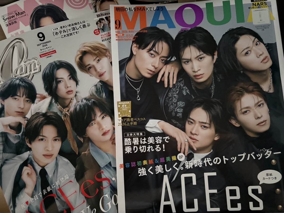 ntk_ay's tweet photo. ACEes顔面強すぎて永遠に眺めること可能◎ https://t.co/JAkEAI1i3I