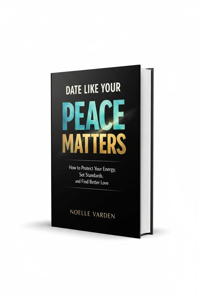 ThriveCoHQ's tweet photo. Some relationships teach you others cost you. "Date Like Your Peace Matters" is your guide to dating with clarity 📚 For women ready to stop settling. Discover strong boundaries and true love 💕 Want better? Get your copy for $14.99! Link in bio 👇 #DateSmart #ThriveOn https://t.co/wUYOy15ZrD