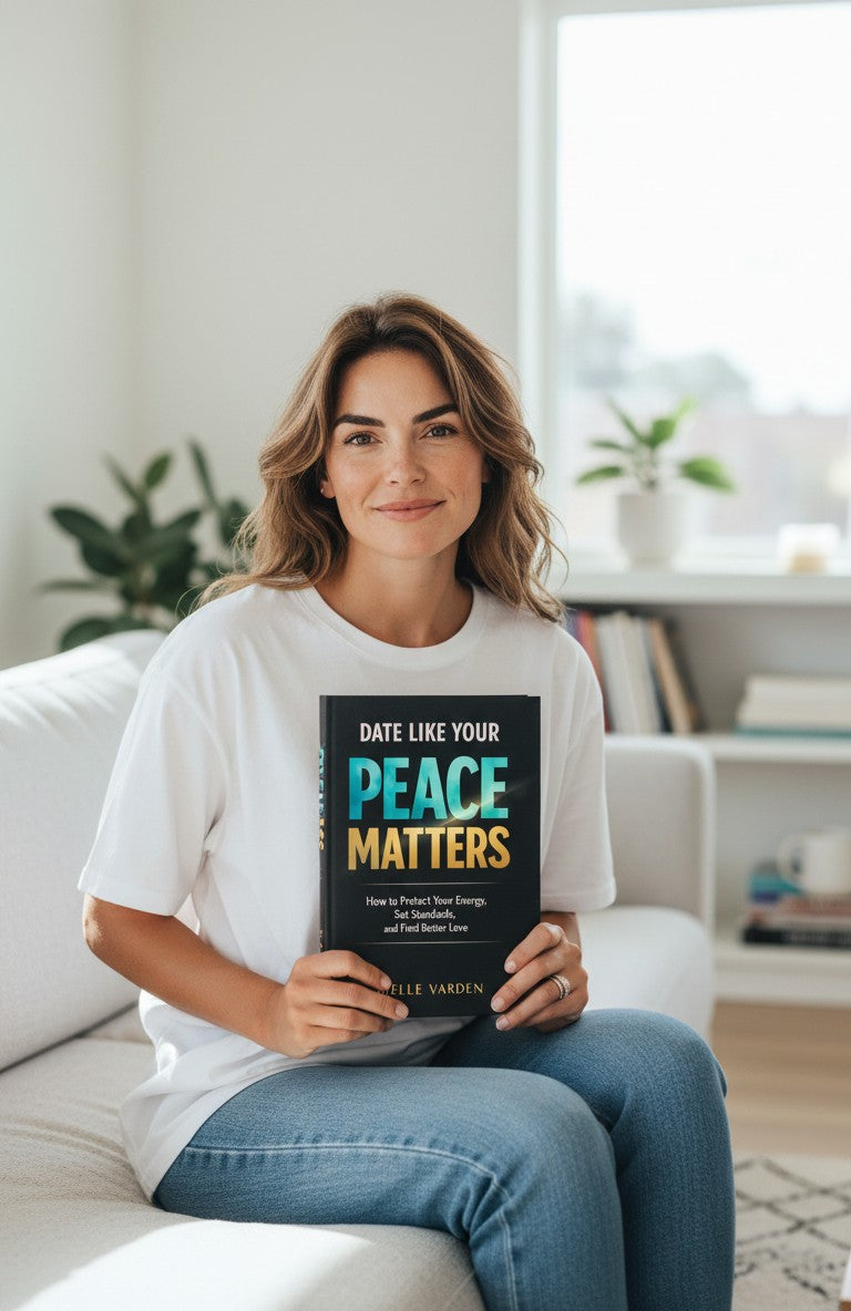 ThriveCoHQ's tweet photo. Some relationships teach you others cost you. "Date Like Your Peace Matters" is your guide to dating with clarity 📚 For women ready to stop settling. Discover strong boundaries and true love 💕 Want better? Get your copy for $14.99! Link in bio 👇 #DateSmart #ThriveOn https://t.co/wUYOy15ZrD