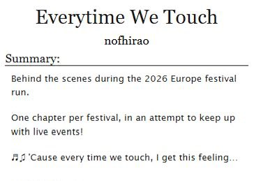 nofhirao's tweet photo. I can’t stop updating this festival fic haha. Probably my favourite chapter so far, things are heating up behind the scenes 🔥
https://t.co/bpm7IqyD1O #joshler https://t.co/x3NlMqpvyT