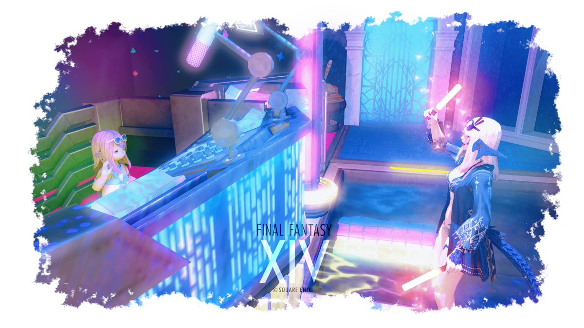 almira_ff14's tweet photo. 昨日みあんさんとSS撮りに行ったのあげてなかた！みあんさんをUFOキャッチャーでゲット！！！！ https://t.co/EZDObKylT8