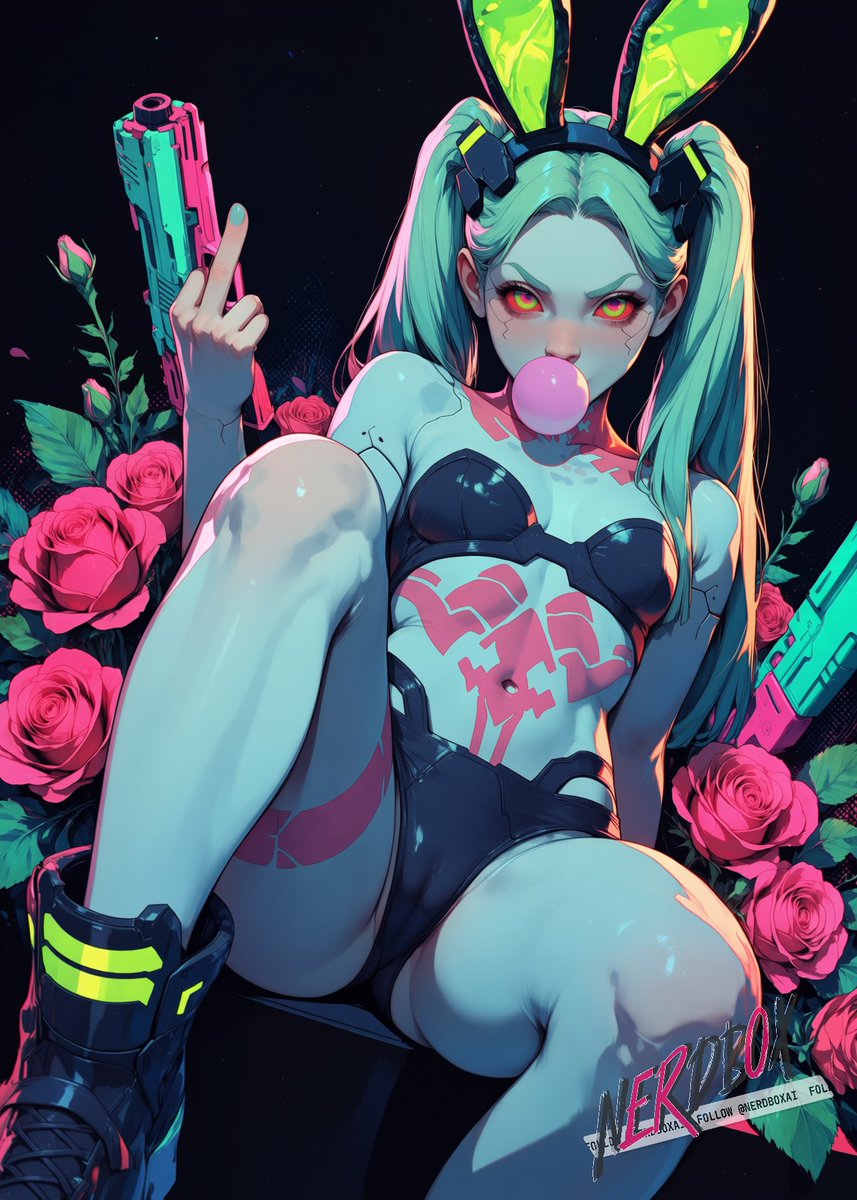 AiNerdBox's tweet photo. Bunny Rebecca wishing you an awesome weekend Choomba

[ SFW Illustration ] https://t.co/jM5wRgQ2WE