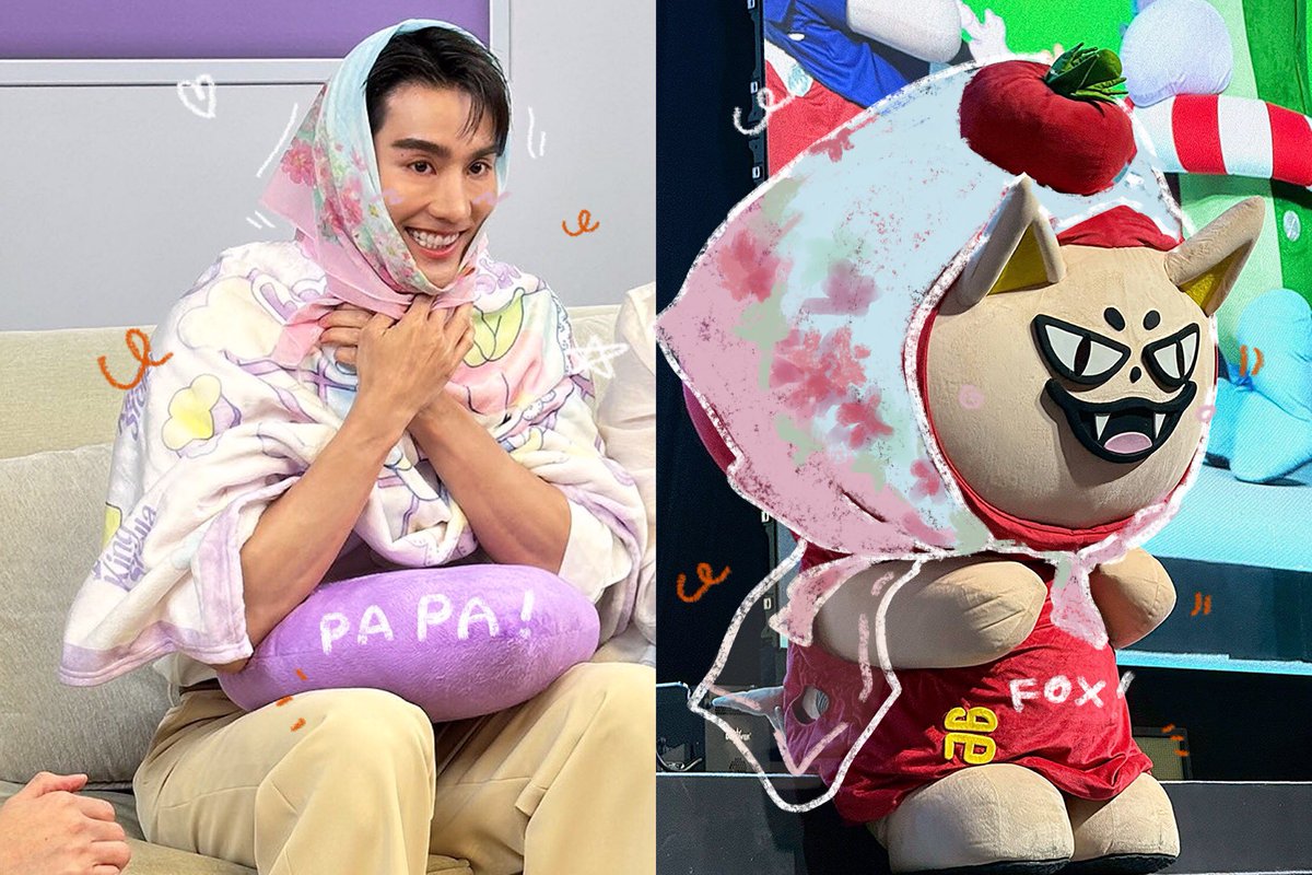 zummerinflavor's tweet photo. ป๊ากับฟ้อกจุ้มปุ้ก เป๊ะเลยหนิ !! 

🦊 ⭑.ᐟ
#fforce_ #TOMAFOX https://t.co/0FUcJdkNZF